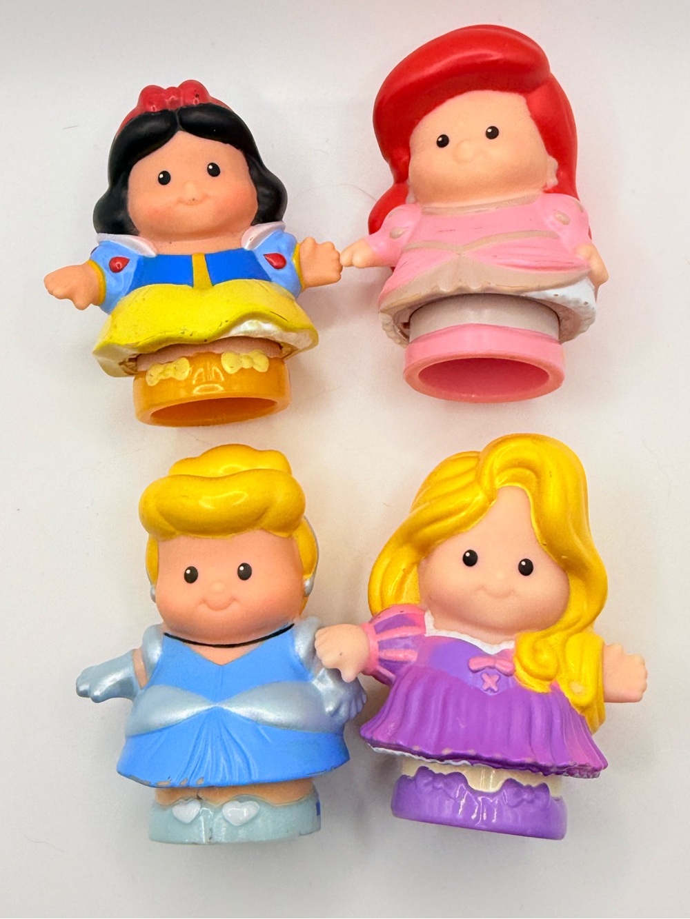 Fisher Price Little People Disney Princess Ariel Snow White Rapunzel Cinderella